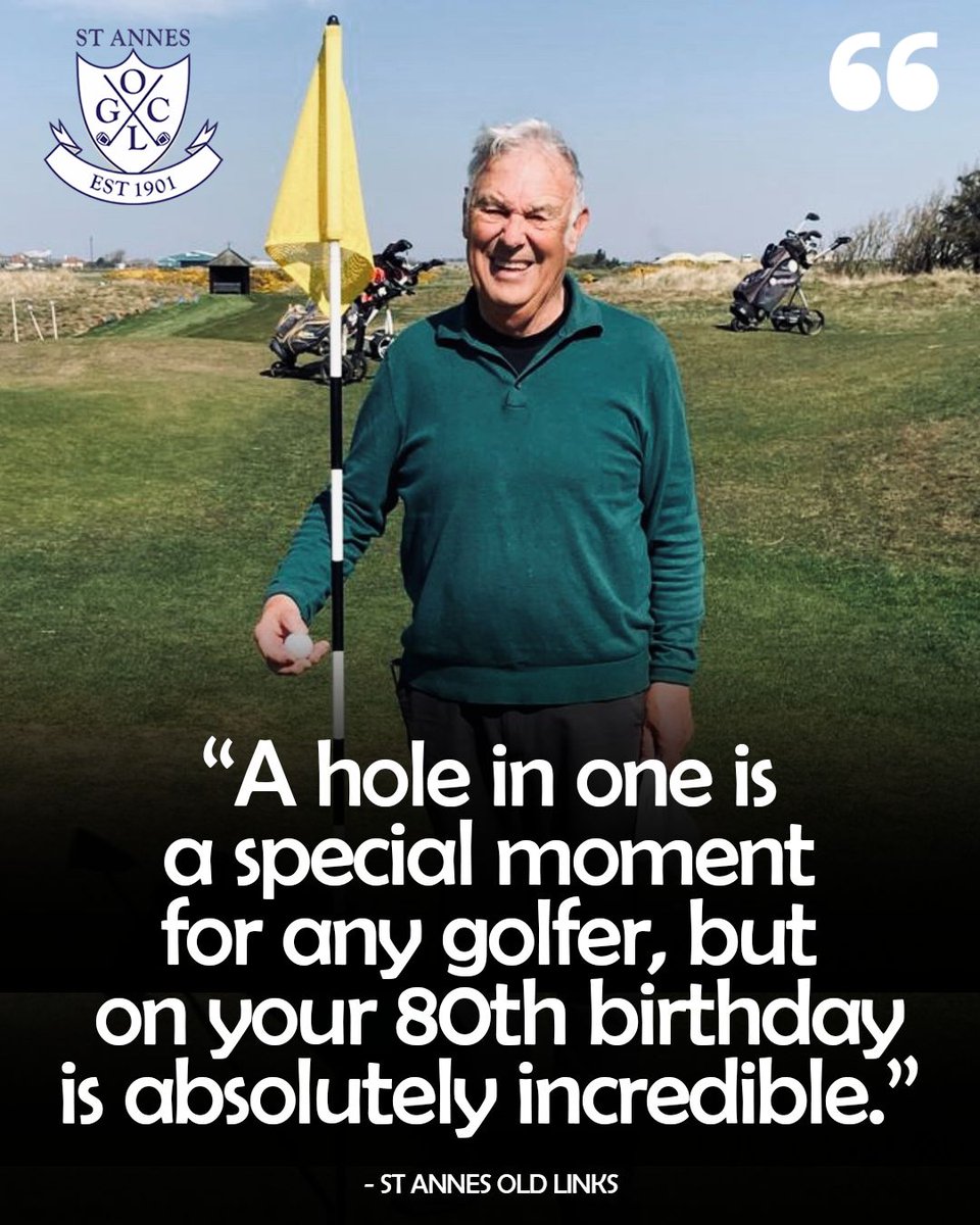 🏌️‍♂️ Roger Perry marked his 80th birthday with a hole in one on our famous ninth this week!

CONGRATS ROGER! 🎉 🎉