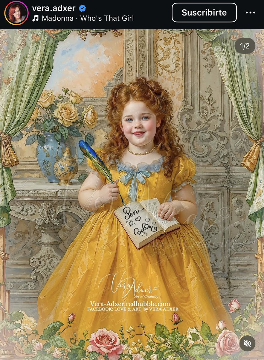 DailyNyL's tweet photo. La creadora digital Vera Adxer compartió un art de Penelope cuando era pequeña https://t.co/DiwDT3KF5h
