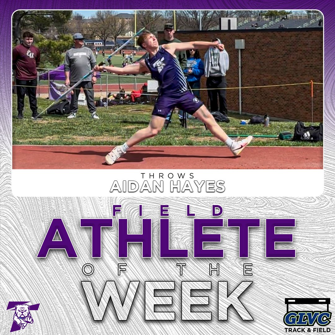 GLVCsports's tweet photo. 🎽 #GLVCtrack &amp; 𝙁𝙄𝙀𝙇𝘿 𝙈𝙀𝙉'𝙎 𝙒𝙀𝙀𝙆𝙇𝙔 𝘼𝙒𝘼𝙍𝘿𝙎

𝘛𝘙𝘈𝘊𝘒: Josue Le Cadre, @UIndyAthletics 
𝘍𝘐𝘌𝘓𝘋: Aidan Hayes, @TrumanAthletics 

🔗 https://t.co/K0DY9C3RiN https://t.co/wYHtt8KwW3
