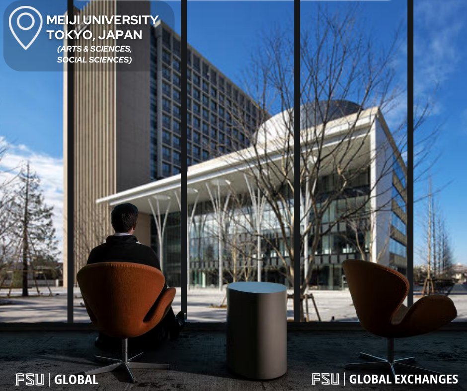 FSUGlobal's tweet photo. Through @FSUexchanges, FSU students can explore unique academic opportunities around the world. From South America to Asia, the world is your classroom. Where will your studies take you?
Find more information here: https://t.co/KQvFyV4rl8
#FSUGlobal #Exchanges https://t.co/coyMu5XSD6