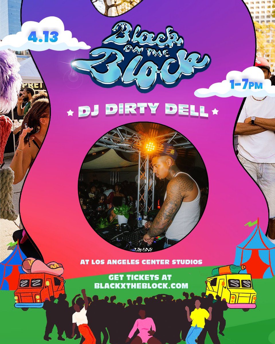 blackxtheblock's tweet photo. Vibes on 100 all day long! 🎧🎶🔥 We’re turning up THIS SUNDAY at BlackOnTheBlock with an insane DJ lineup you don’t wanna miss. From the moment doors open ‘til the sun goes down—it’s nonstop energy. 

Pull up and party with:
@djrosegawd 🌹
@DellTheDirty 🎤
@djmylesp_ 🎧 https://t.co/NWEv3lFcgU