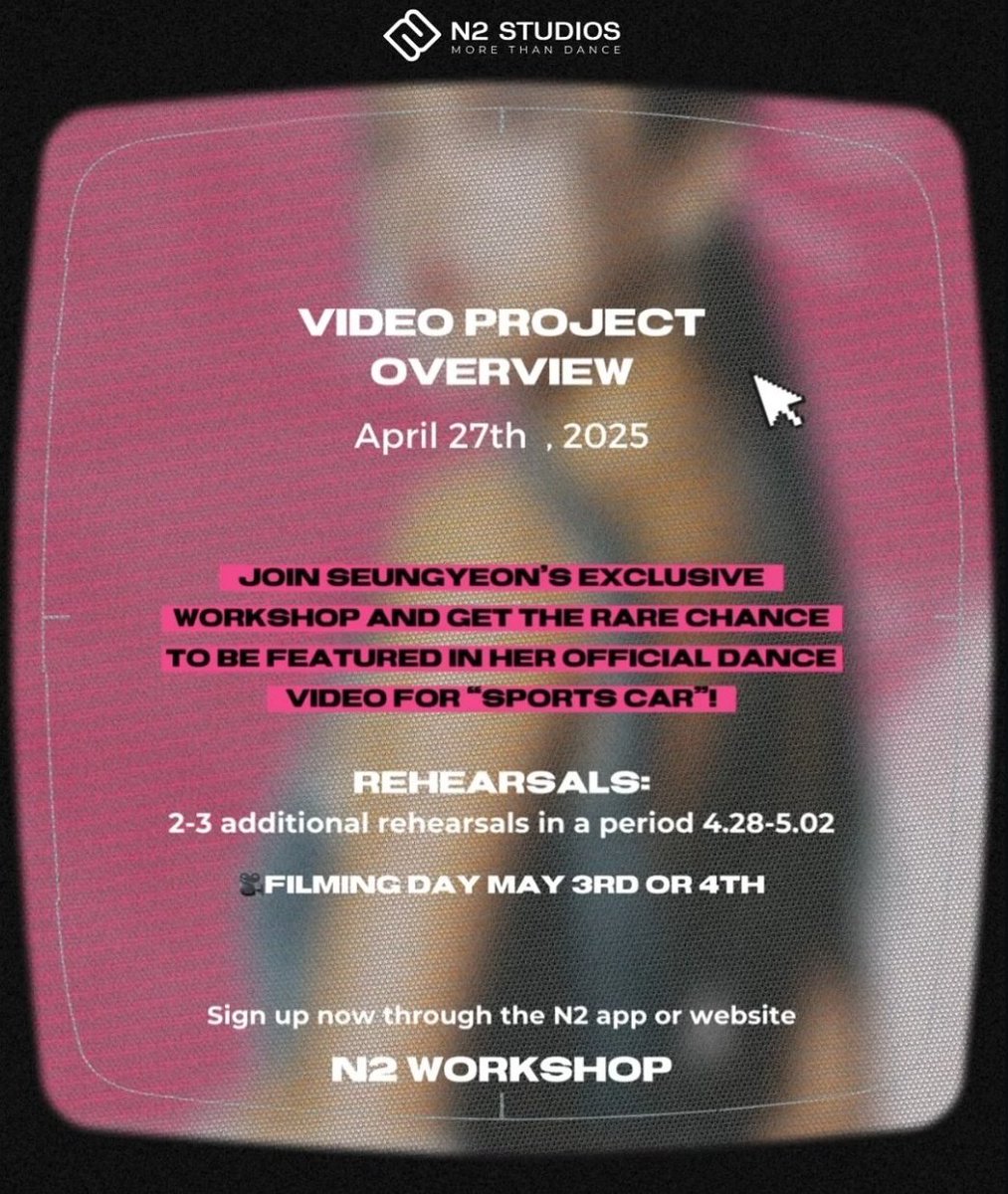 CLC_Schedule's tweet photo. SEUNGYEON 

DANCE – Another workshop at N2 dance studio in McLean, VA on 27th April

AUDITION to be in Seungyeon dance video for Sports Car, will have extra rehearsals 28th April - 2nd May
FILMING: 3rd or 4th May

#장승연 #CHANG_SEUNGYEON https://t.co/BAplrMPz3x