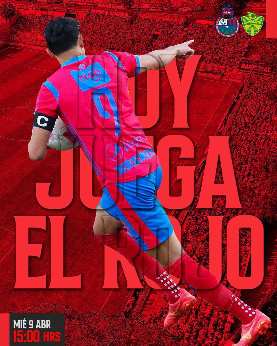 MartinGp0292's tweet photo. 👊🏼👹 ¡Hoy juega el #RojoDeTodos!
El Mimado salta a la cancha a las 15 hrs en el estadio El Trébol, y juntos vamos por la victoria.
¡#VamosRojos, con todo el corazón! 🔴🔵 https://t.co/ZS2TefeBBl