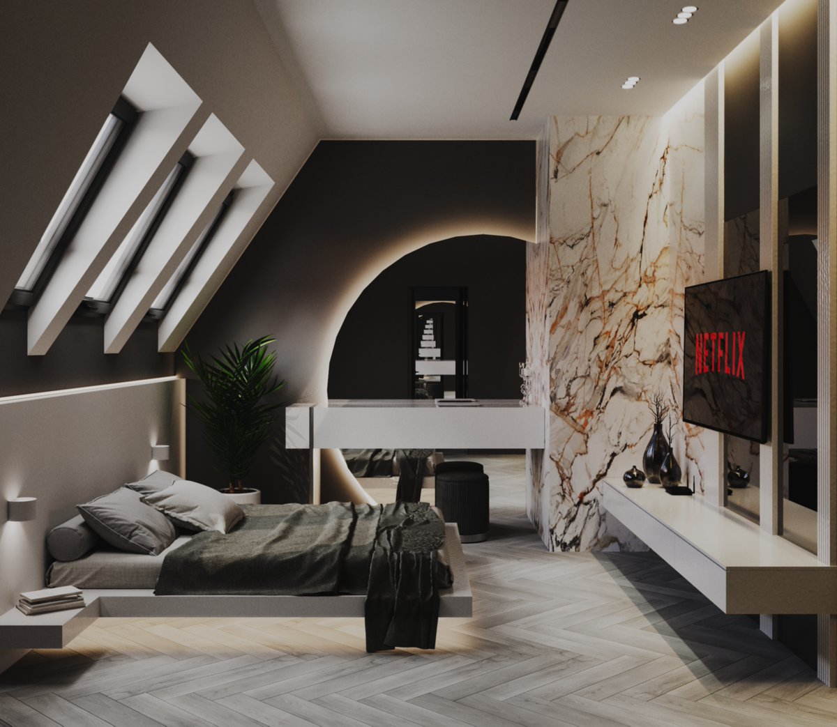 Chcesz, żeby Twoje projekty wyglądały równie efektownie?
📩 Odezwij się – chętnie przygotuję wizualizację dopasowaną do Twoich potrzeb!

#wizualizacje3D #architektura #wnetrza #projektywnetrz #rendering #3drender #archviz #dlaarchitektow #dlaarchitektówwnętrz