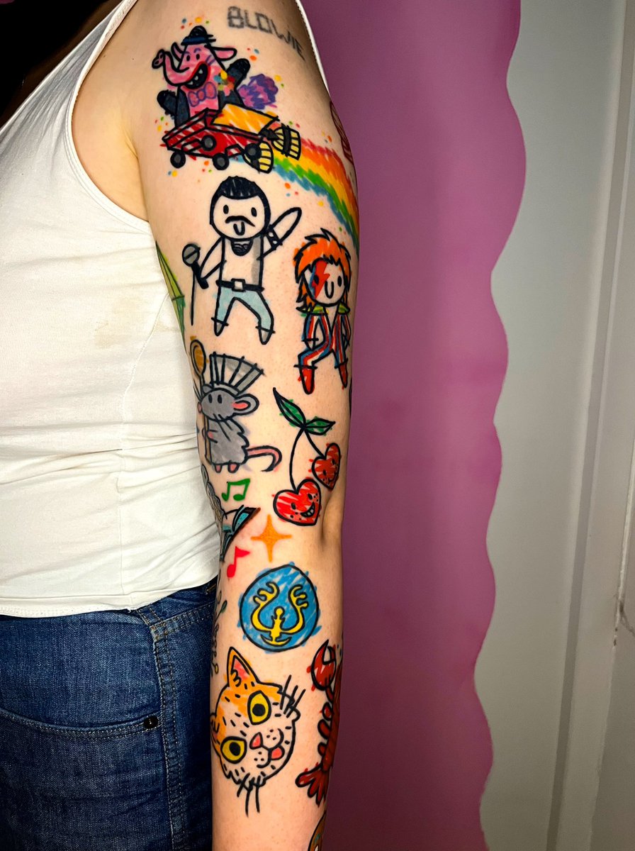 Meerie_tattoo's tweet photo. Trop hâte de continuer ce bras ! J’aime tellement !! https://t.co/W4I6W27Vdy