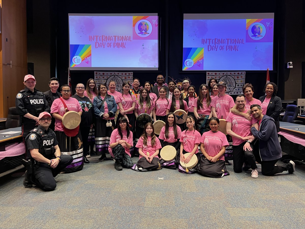 tdsb's tweet photo. Today, we proudly celebrate International #DayofPink, standing united against discrimination towards 2SLGBTQIA+ communities and honouring the 35th anniversary of the coining of the term “Two-Spirit.”

Be sure to share how you’re celebrating by using #TDSBpink! https://t.co/5ZSAzFsiUb