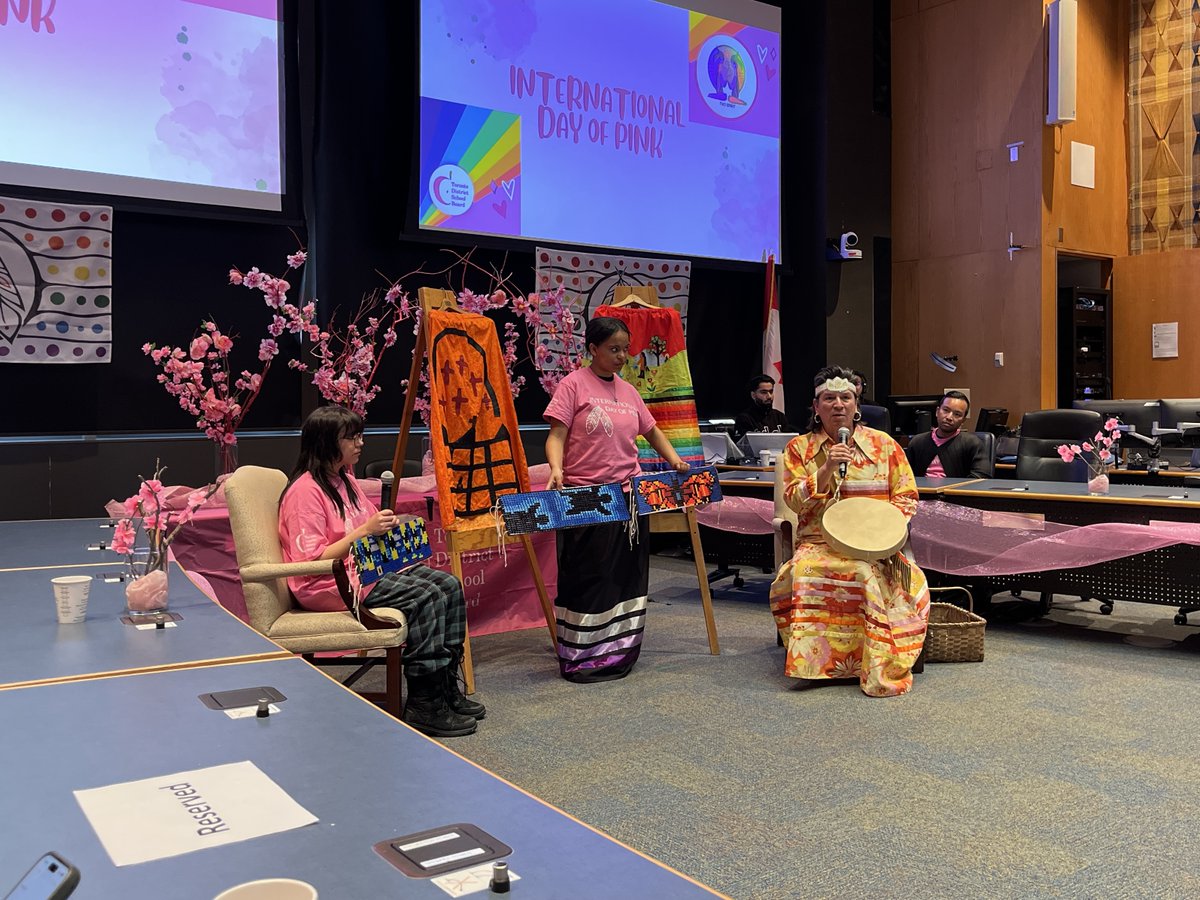 tdsb's tweet photo. Today, we proudly celebrate International #DayofPink, standing united against discrimination towards 2SLGBTQIA+ communities and honouring the 35th anniversary of the coining of the term “Two-Spirit.”

Be sure to share how you’re celebrating by using #TDSBpink! https://t.co/5ZSAzFsiUb