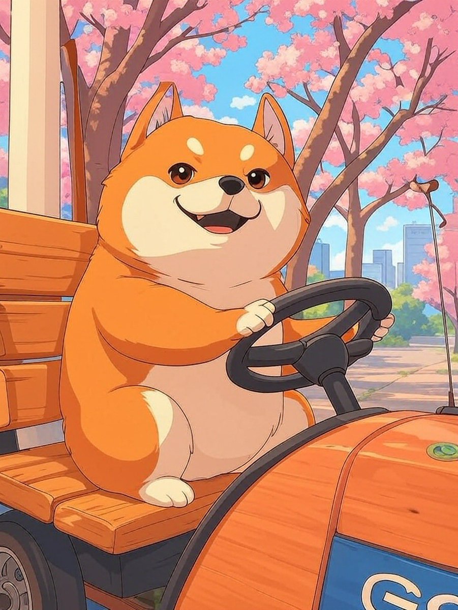 GR26167767's tweet photo. このワンコがGR86を運転している所をアニメ風に描いてください。GR86はオレンジ色の10th anniversary limited でお願いしますって写真UPしてGrokに頼んだら。なんでやね〜ん🤣 https://t.co/nbdIzWMMlr