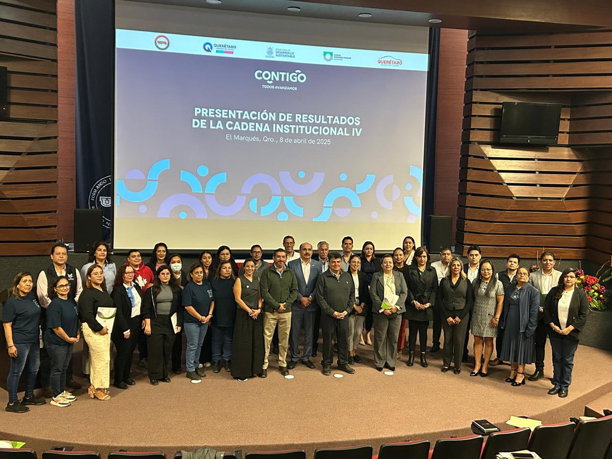 Asistí a la Presentación de Resultados de la Cadena Institucional IV para conocer los proyectos generados a partir de la capacitación, así como la entrega de reconocimientos a las organizaciones y los participantes. #CONTIGO