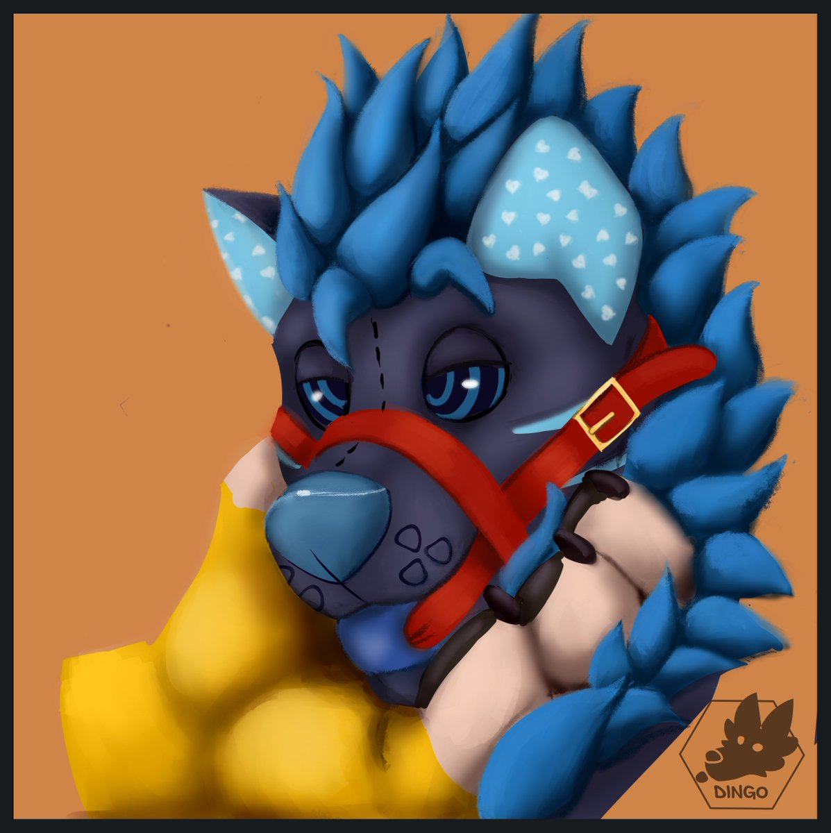 Drawing for <a href="/HornedOtter94/">R3K1Z</a>

a very tender plush to cuddle

Thanks for always supporting my art = 3  

#size_difference #plushis #ball_gag #paw #mind_controlh #Hyena #submissive #bondage #hogtie #muzzle #gag #bdsm #ball_gag #hypno #hypnosis  #hypnotized