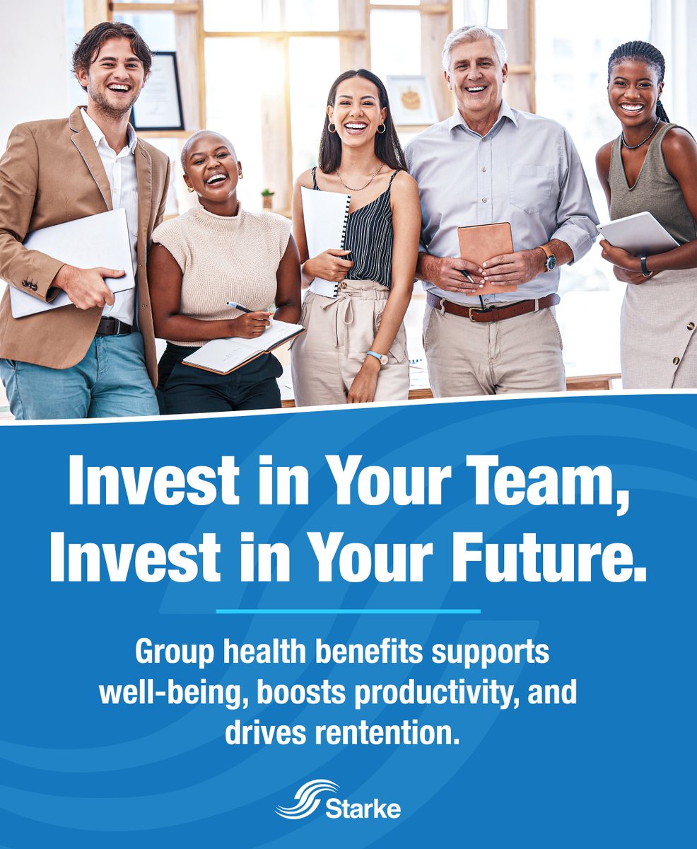 Offering comprehensive group health benefits not only supports your employees' well-being but also boosts morale, productivity, and retention. 

Contact us today for tailored guidance! 

 #Starke #ConfidenceMovingForward #EmployeeBenefits