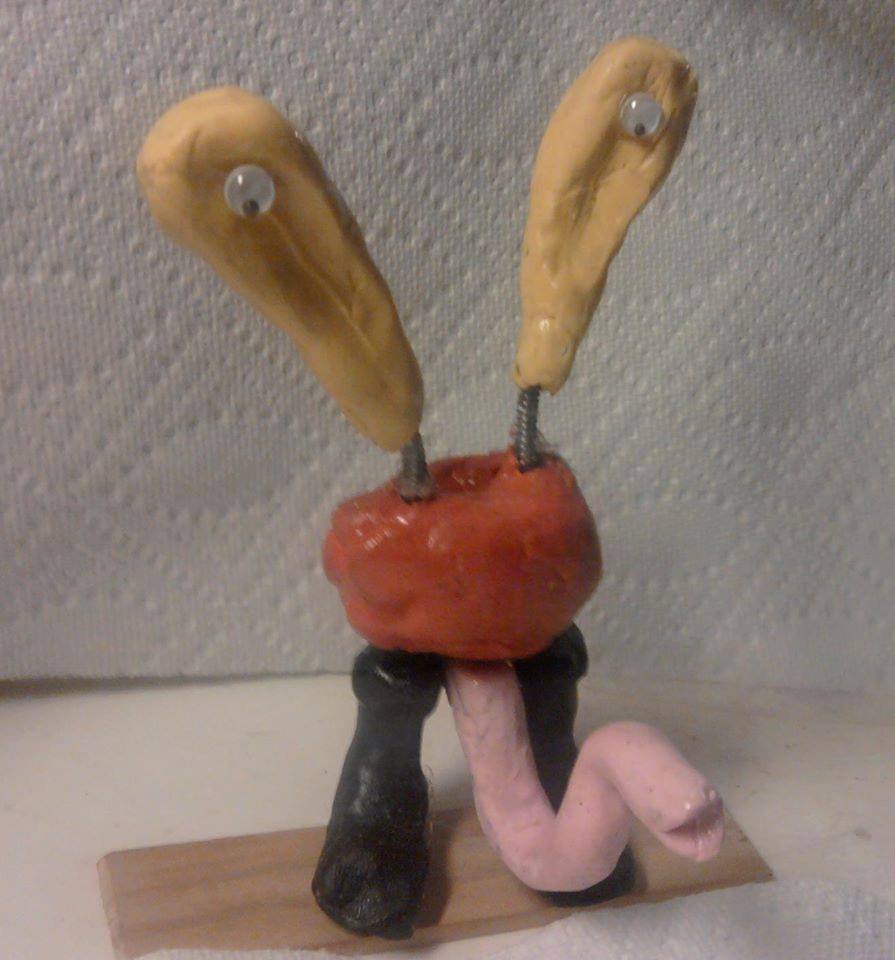 INFPaully's tweet image. On April 9th, 2014, I played live action "Operation." A robot removed my prostate. I made a commemorative polymer clay model of my lumpy prostate which sits on my Urologist's desk to this day.
Last year the cancer came back and I'm on androgen deprivation drugs which are working.