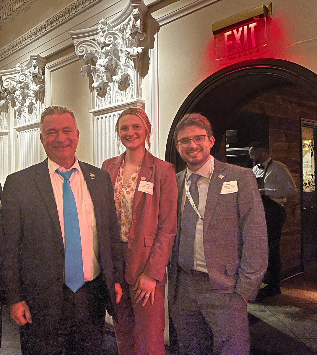 jaredcharnas's tweet photo. Had a great dinner with @RepDonBacon last night! Thanks for coming out, it was great to be able to meet! https://t.co/lUS5Qg7NEN