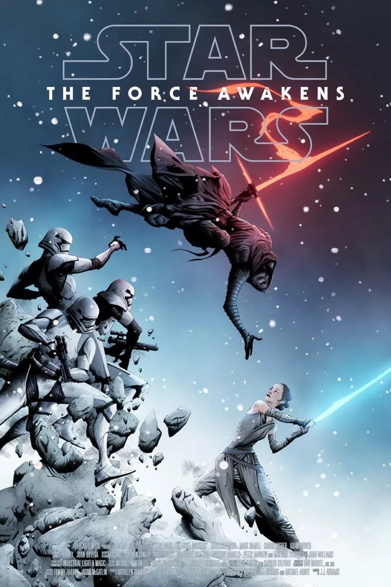 Star Wars: The Force Awakens
Limited Edition Mondo Disney print by comic artist Jae Lee