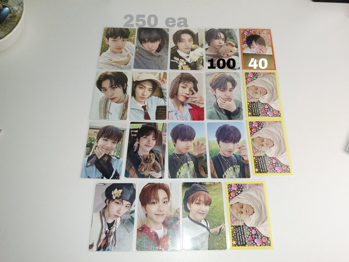 slcsunoo's tweet photo. #vneysells
WTS LFB ENHYPEN and BOYNEXTDOOR pcs

— see pic for prices
— 20pf
— payo
— maya payment
— free off enhypen pc
— flash

🏷️  taesan woonhak leehan jaehyun riwoo sungho jungwon sunoo heeseung ni-ki jay jake sunghoon photocards wtb lfs
Help rt po, @ENHYPENMARKETPH tysm! https://t.co/ihXXVEWaag
