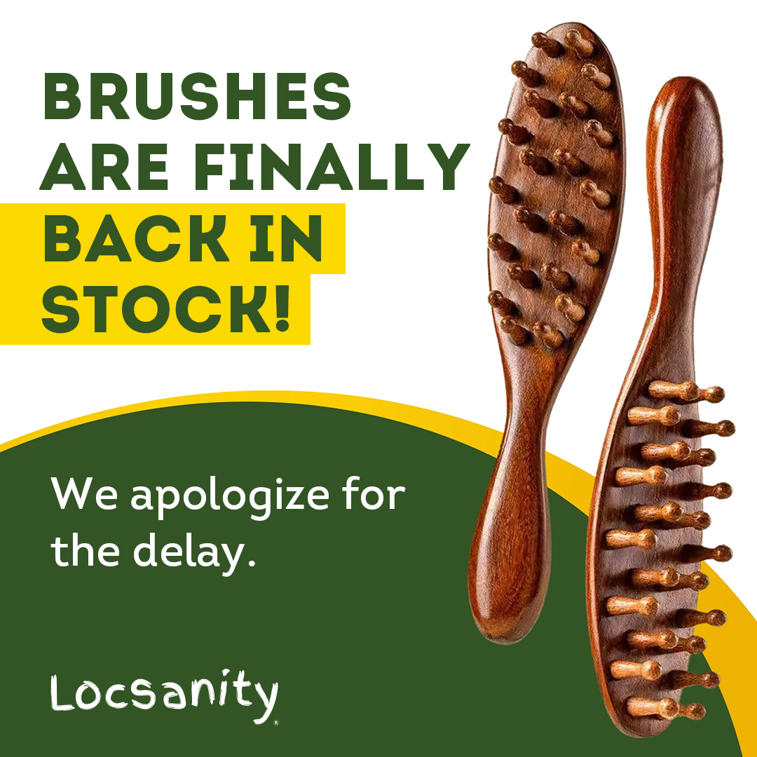 locsanity's tweet image. They’re backkk! 😍 

Our best-selling Sandalwood Scalp Massage Brushes are finally back in stock — and we appreciate your patience. 

Gentle, eco-friendly, and perfect for loc care. 

Grab yours before they’re gone again: bit.ly/4jpHtcn

#locsanity #loccare #haircare