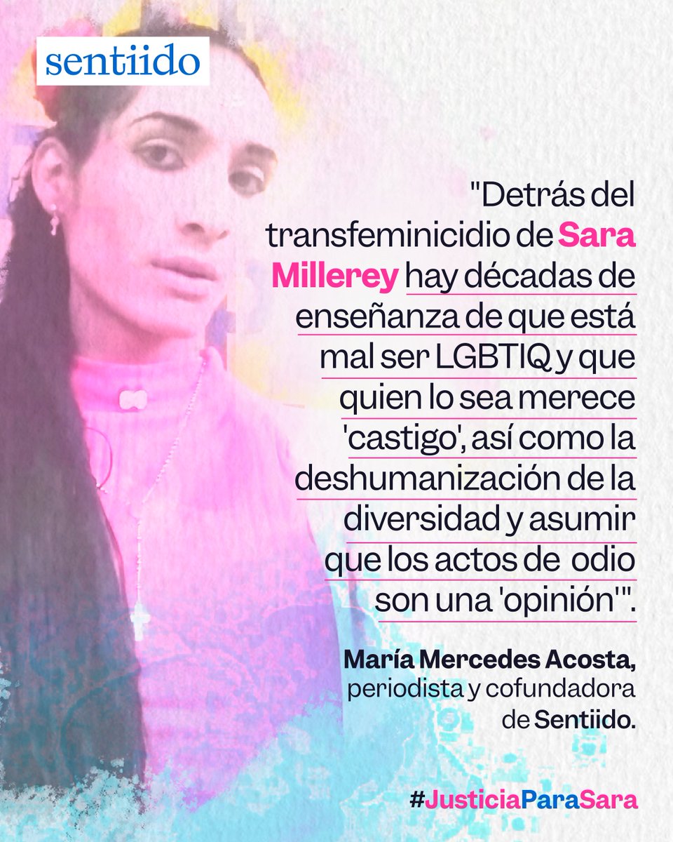 Sentiido's tweet photo. 🚨No es un caso aislado, no es que se "lo buscó"... Hay muchas causas estructurales detrás de un transfeminicidio como este #JusticiaParaSara https://t.co/hHf6MpBjMf