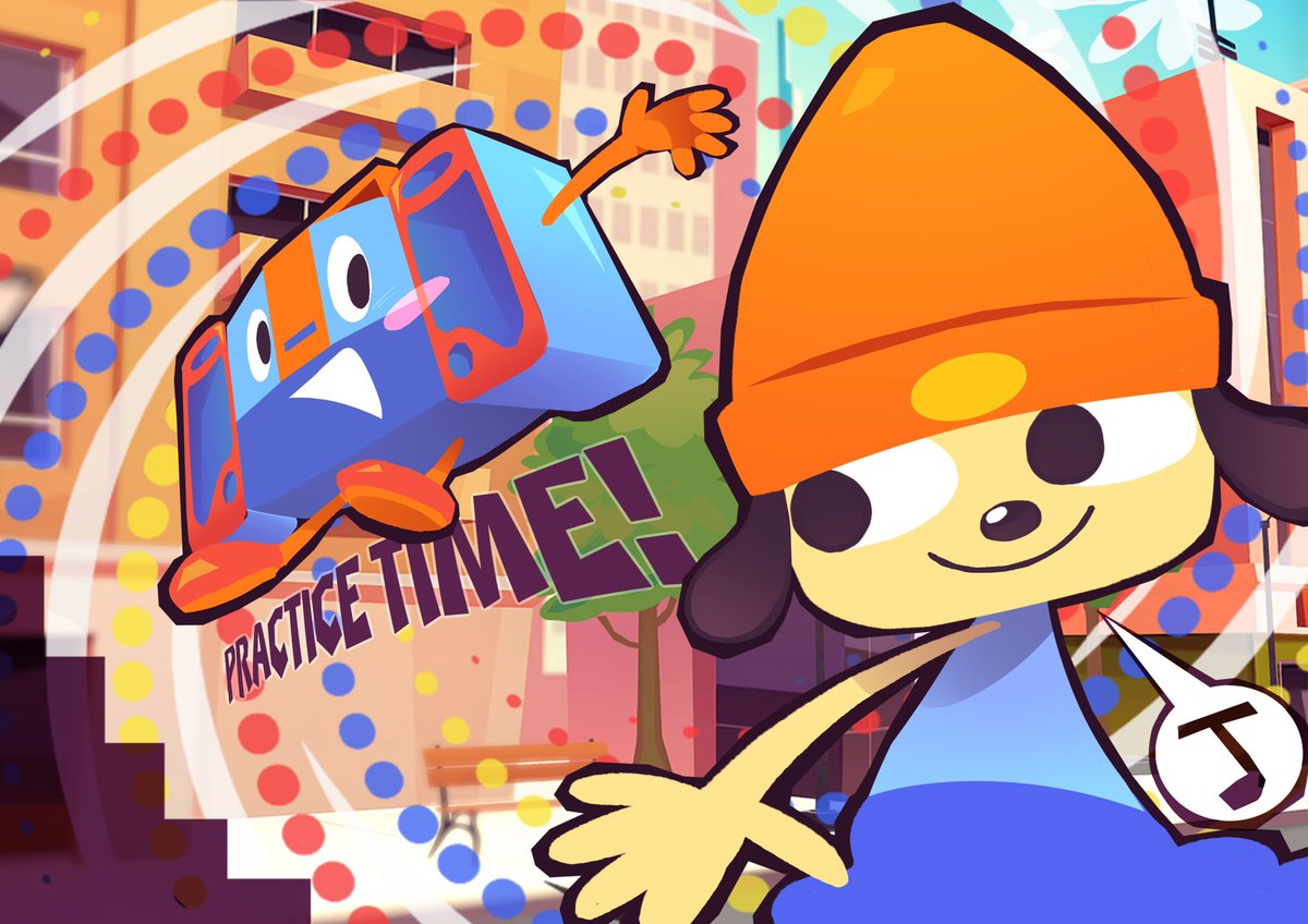 xochibunsai's tweet image. #profolioday but parappa