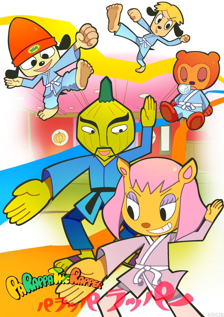 xochibunsai's tweet image. #profolioday but parappa