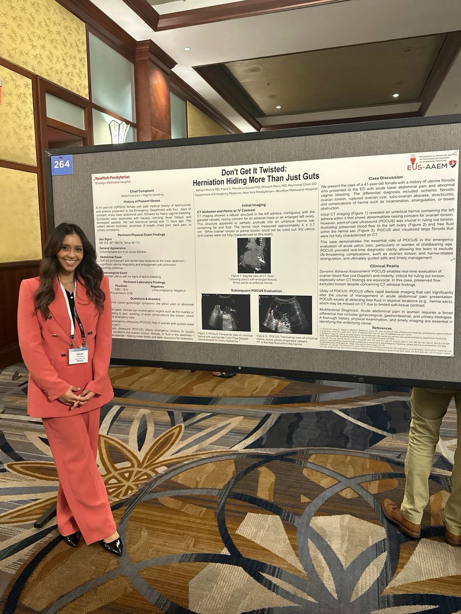 #AAEM25 
Posters!! 🌠

Fellow Dr. Rhiannon Anderson
PGY-1 Dr. Abhipri Mishra