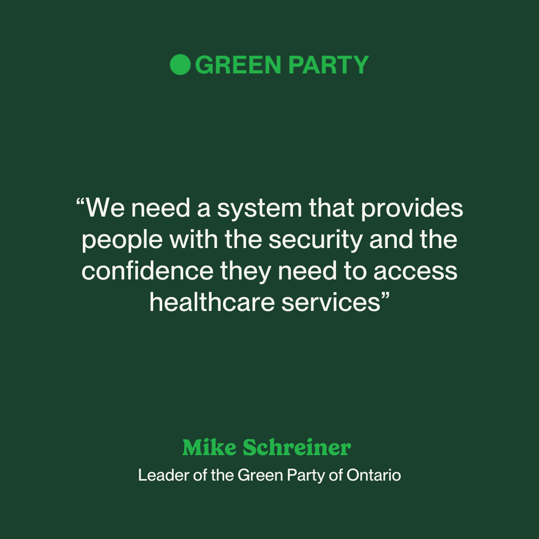 Healthcare in Canada is failing, that’s why the Greens will introduce the Primary Care Health Act, ensuring every Canadian has access to a family doctor, nurse practitioner, or community health team. It’s time to look out for each other, because we CAN. #VoteForIt