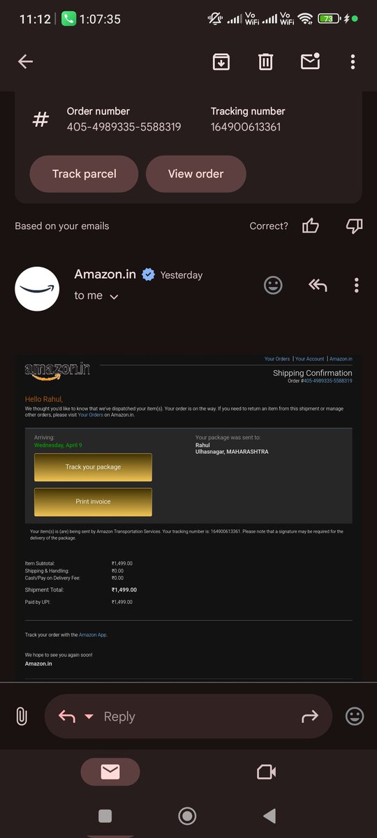 MrSitpal's tweet photo. Hi @amazonIN you moron has messed up my order and your customer support agents are worst... I can use you for wrongful promises @jagograhakjago this is how customers are treated nd wrong promises are being made https://t.co/u5BmkcRAIU