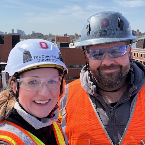 OhioStateFOD's tweet image. Kristin Poldemann, associate vice president of FDC, took a walkthrough of the BMEC project today.