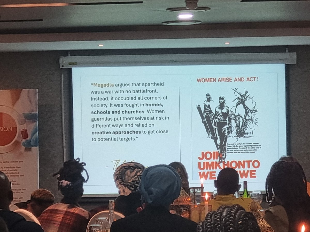 SABooksellers's tweet photo. Wonderful to see Prof Siphokazi Magadla's book" Guerrilas and Combative Mothers: Women and the Armed Struggle in South Africa" published by @UKZNPress being recognised @ASSAf_Official @dstigovza at the #ASSAf #HumanitiesBookAwards https://t.co/OTz4nrFZg0