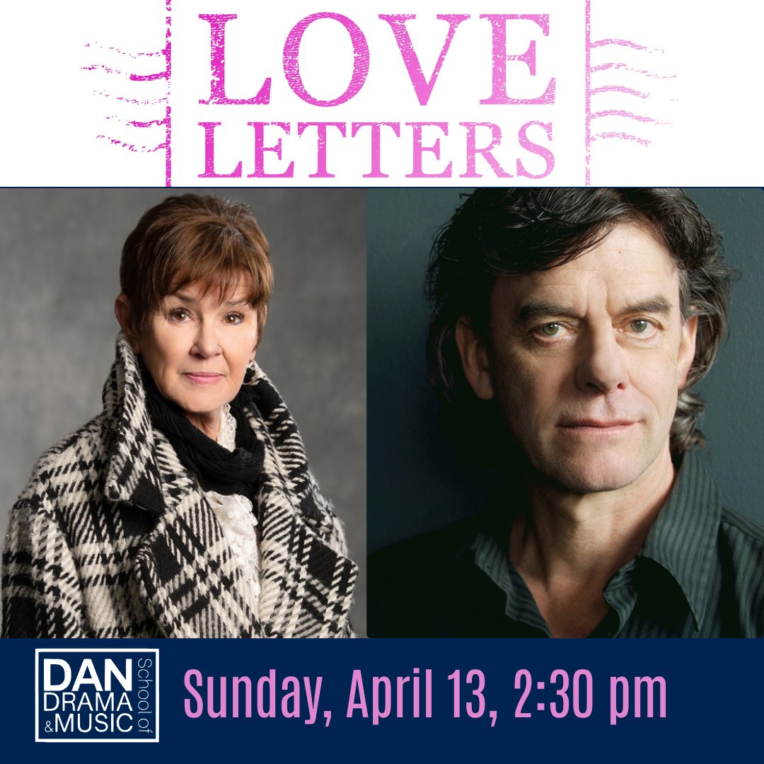 Join the DAN School for "Love Letters", starring Chick Reid and Tom McCamus, at The Isabel and explore the themes of love, memory, and friendship through a series of heartfelt letters exchanged over the years. To purchase tickets visit: queensu.ca/theisabel/what…