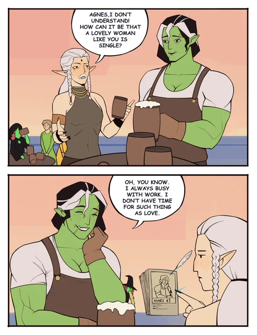 Old orc woman 💪💚 
