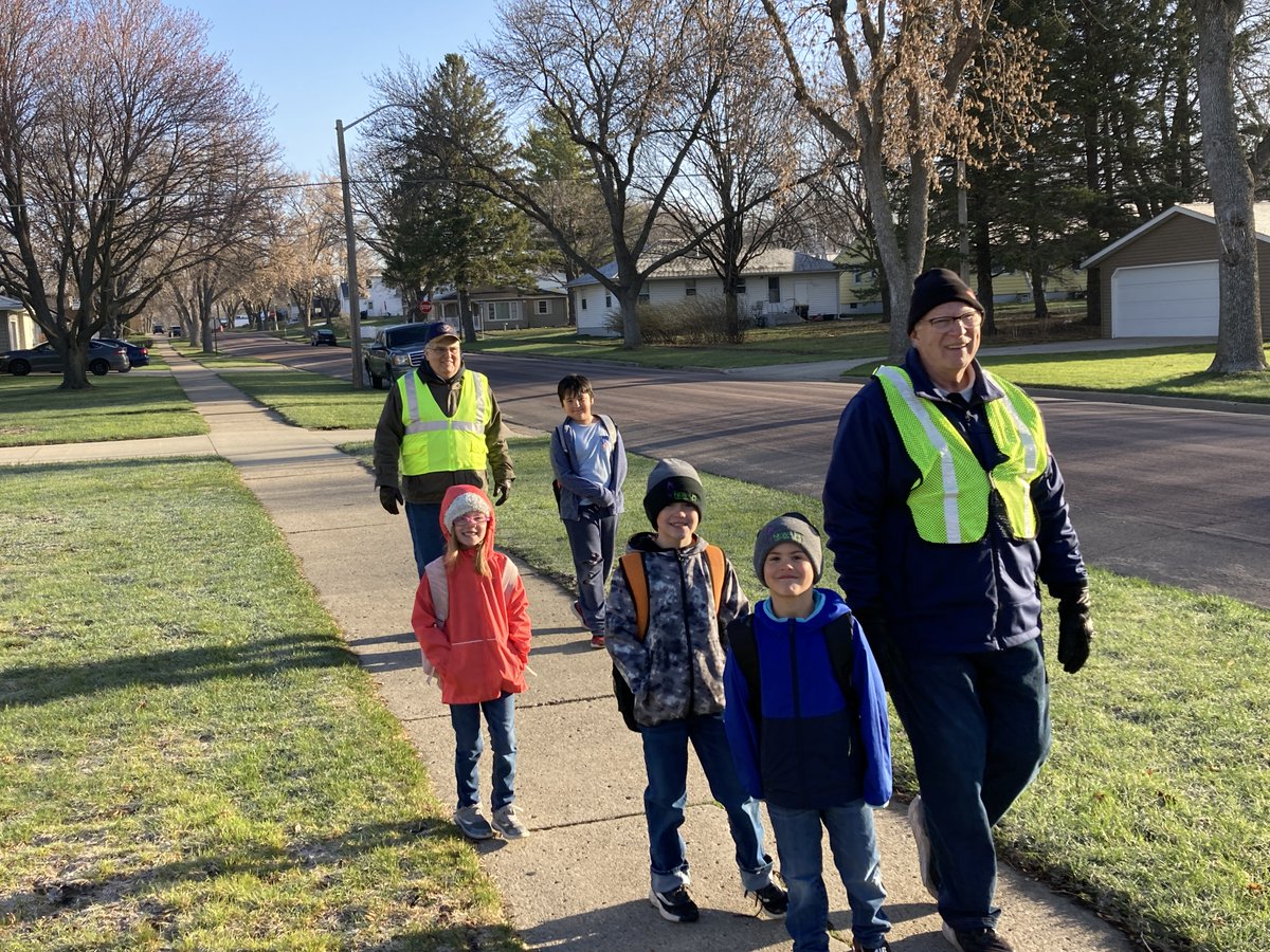 BGrensteiner's tweet photo. Safe Routes to School:

This Tuesday, April 15th, will be our 1st Safe Routes to School Day!  Local Kiwanians will be starting at 7:35AM &amp; walking students to school from the corner of Day St &amp; Orient St, 
 Albion &amp; Victoria St.,  &amp; from Grace Lutheran Church.  Thanks Kiwanians! https://t.co/BRQfaZ0eIN