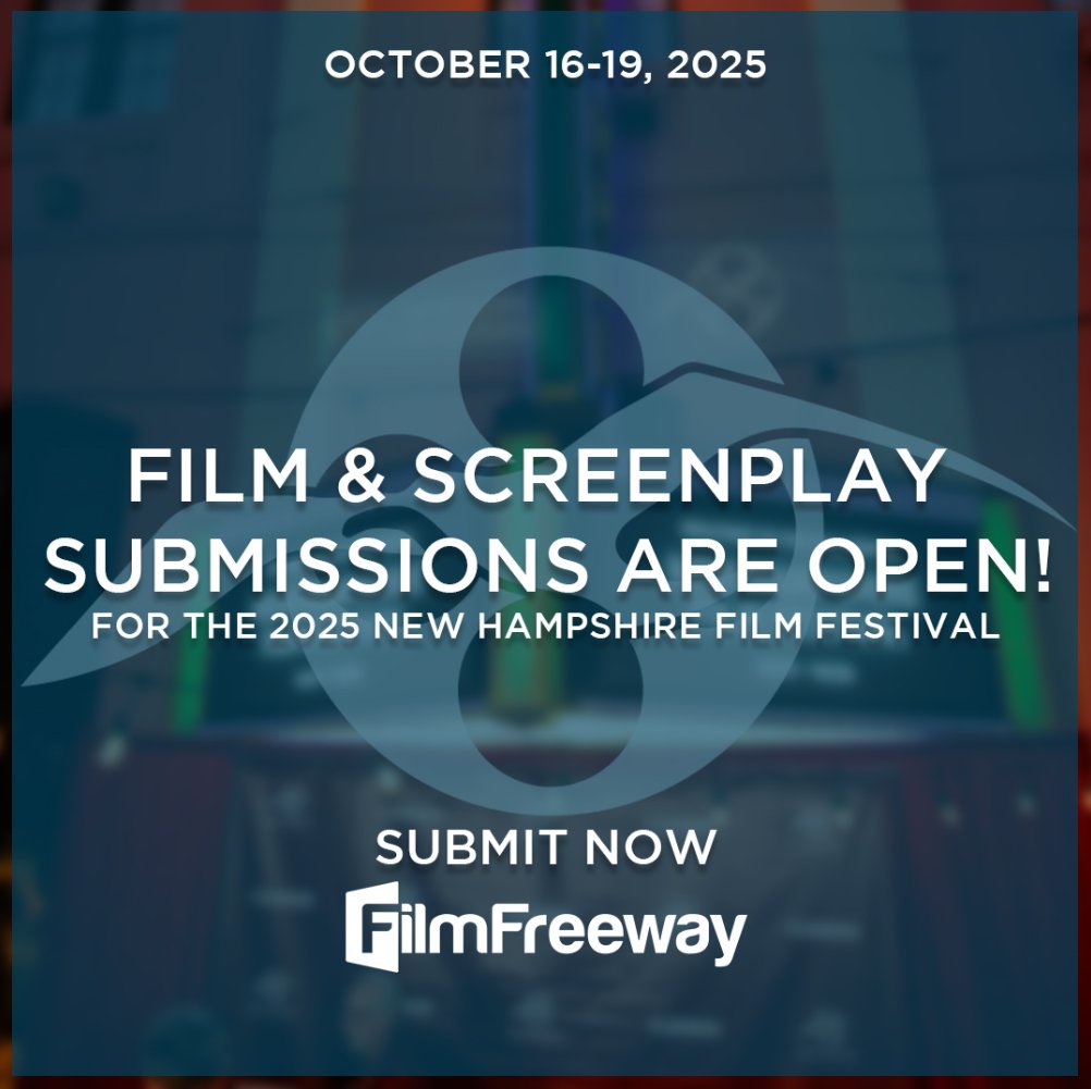 New Hampshire Film Festival (@nhff) on Twitter photo 🎬 #Filmmakers, it’s time! Submissions for the 23rd Annual New Hampshire #FilmFestival are open!
The early bird deadline is May 1, so don’t wait—submit your #film or #screenplay now via <a href="/FilmFreeway/">FilmFreeway</a> for a chance to be featured at NHFF!
filmfreeway.com/NewHampshireFi… 🎬 #Filmmakers, it’s time! Submissions for the 23rd Annual New Hampshire #FilmFestival are open!
The early bird deadline is May 1, so don’t wait—submit your #film or #screenplay now via <a href="/FilmFreeway/">FilmFreeway</a> for a chance to be featured at NHFF!
filmfreeway.com/NewHampshireFi…