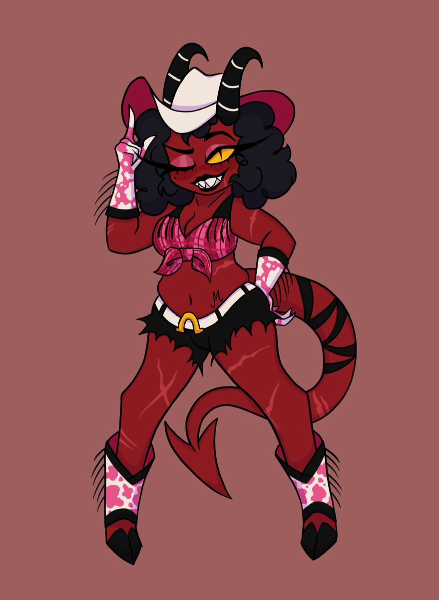wispiicoatl's tweet image. Fixing this injustice w my redesign of her. She is bi and has a big fat celebrity crush on Verosika Mayday and likes to kiss girls 🖕