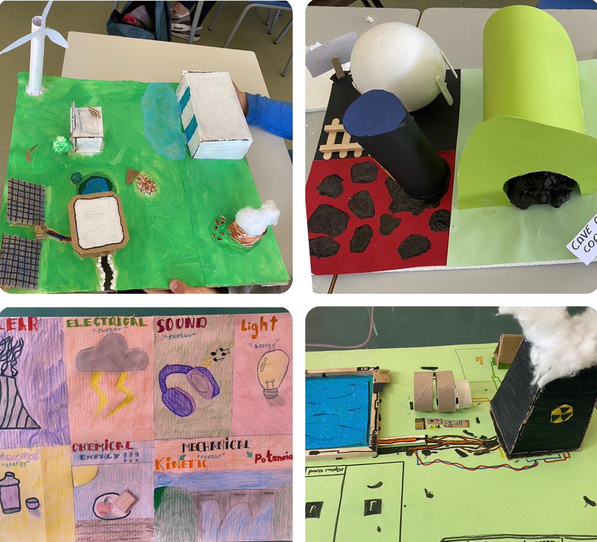 maristassegovia's tweet photo. Las energías. 5° de Primaria termina el proyecto de Natural Science con la presentación oral y exposición de sus trabajos #MaristasCuentaConmigo https://t.co/GwWoQvdi4l