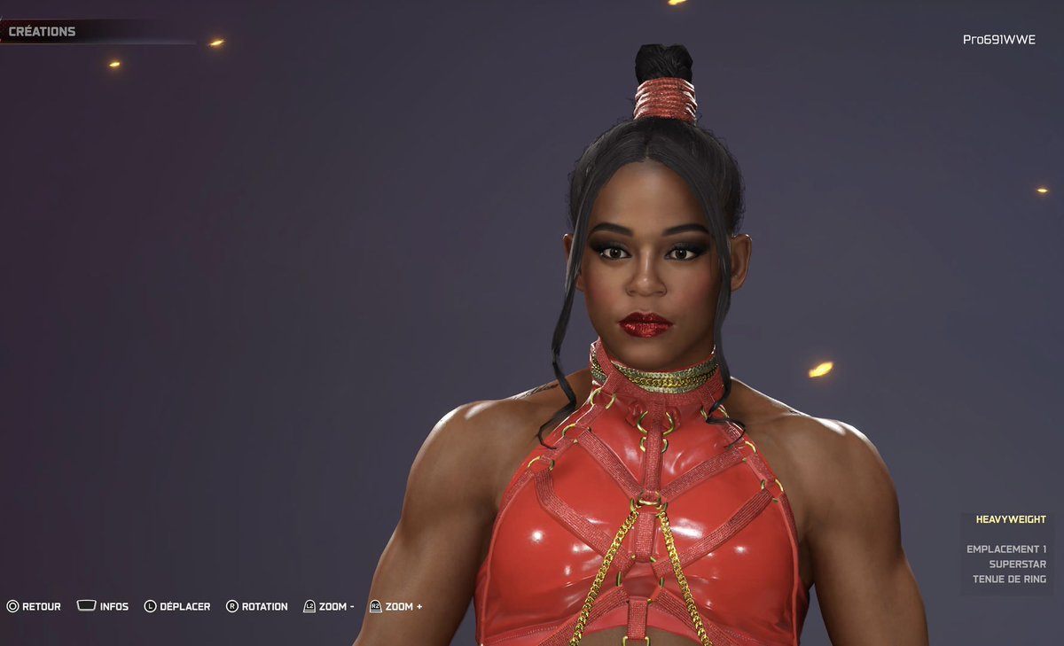 Len_Revolution's tweet photo. They patched Bianca’s lipstick #WWE2K25 #WWE https://t.co/mAT2SvImeI