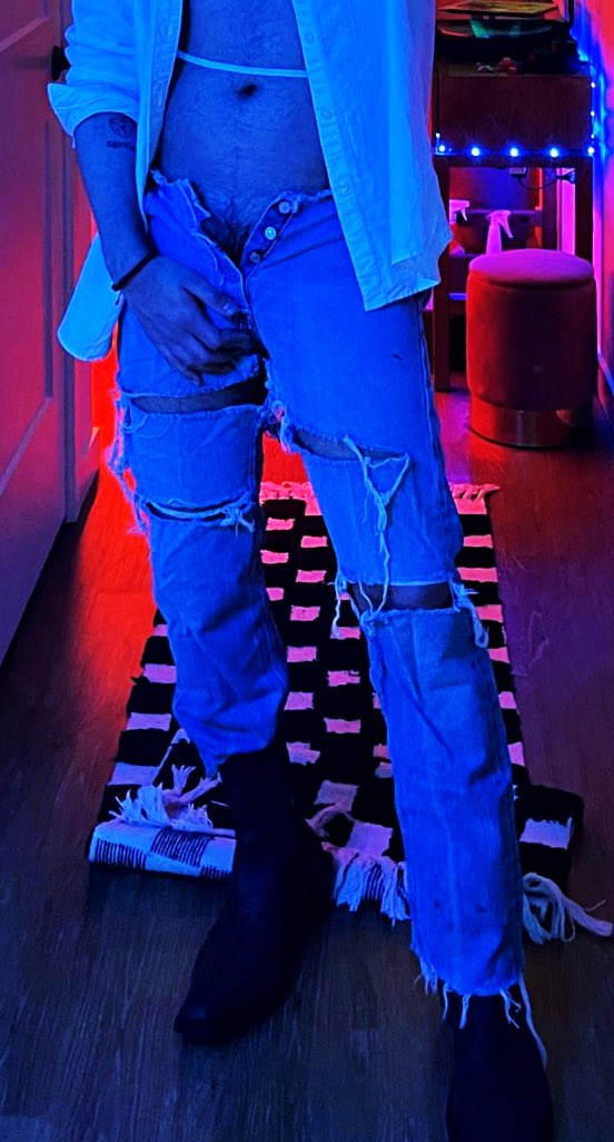 medranhoes4eva's tweet photo. @stachepapi please wear these iconic pants again for the 2 year anniversary of LoveSexDrugs 🤤 #michaelmedrano #stachepapi #sexy #hairy https://t.co/yq8mxz7dFC