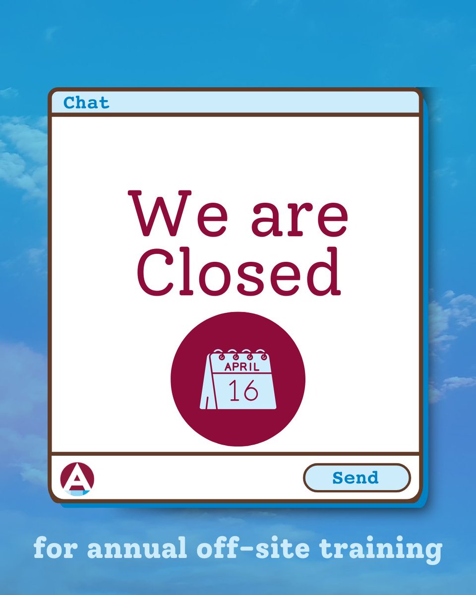 🚨 Heads up! 🚨 All Achieva branches &amp; Member Service Center will be closed on April 16 for team-building &amp; community outreach. 💙 You can still bank anytime via mobile &amp; online! We’ll be back on April 17! 📱💻 #BankingforGOOD
