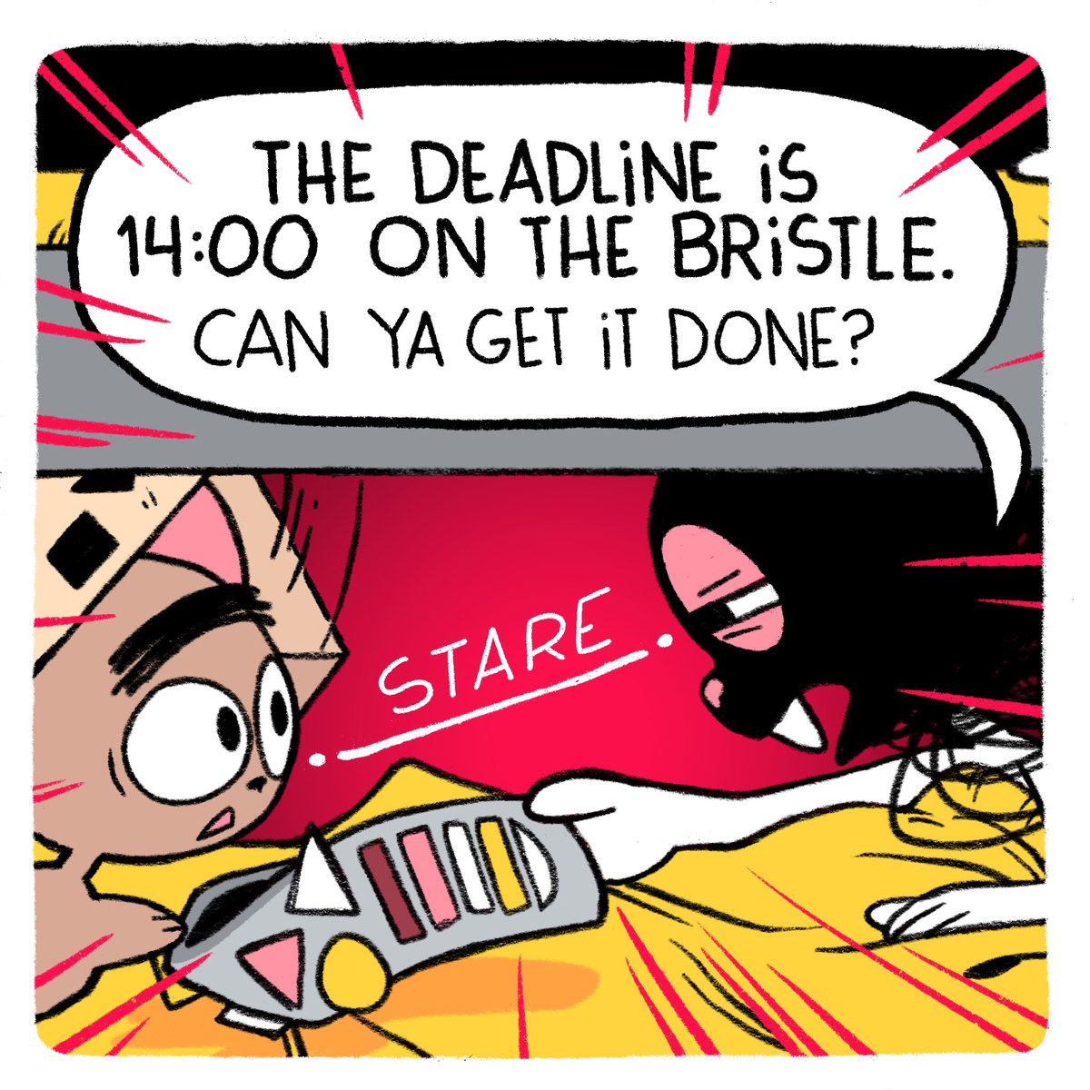 Today's comic update is INTENSE. Give it a read on <a href="/webtoonofficial/">WEBTOON</a> ! There's over 200-pages to enjoy! 🤗