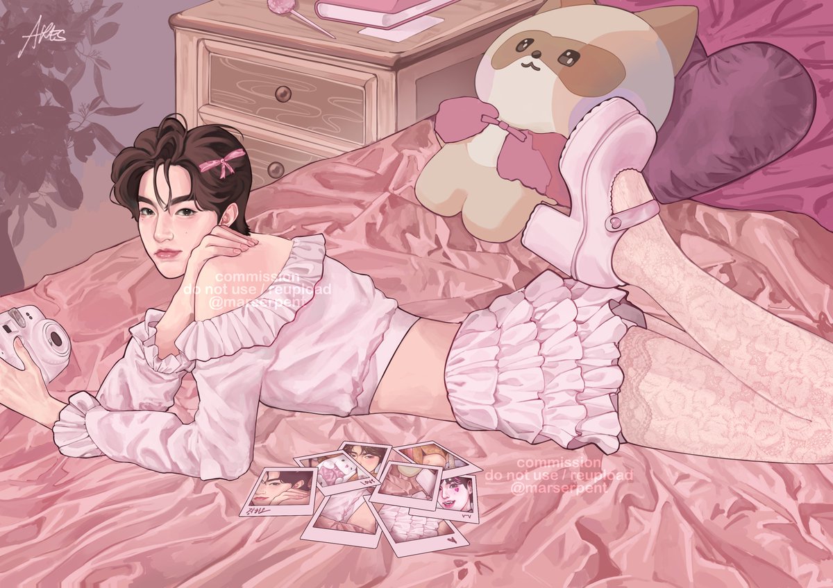 marserpent's tweet photo. commission 🎀 

did this for a month (lot of stuffs happened), but got the kindest and most patient client ever 💗 thank you!! this is their fourth comm 🥹 https://t.co/yTHCckW6VE