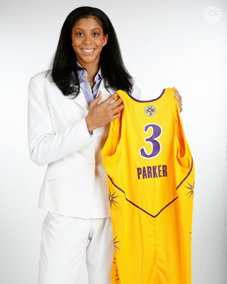 LASparks's tweet photo. On this day in 2008, the Sparks drafted Candace Parker No. 1 overall during the 2008 @WNBA Draft. 

Don't miss her jersey retirement on June 29th 
https://t.co/dREiUD2dI3 https://t.co/LsWEy9TnSw