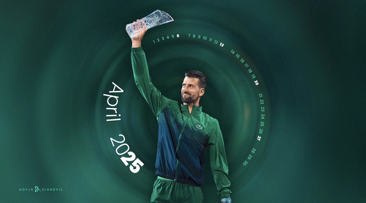 DjokovicUk's tweet photo. Novak’s April calendar from his website, I’m better late than never….sorry!
#NoleFam #Djokovic𓃵 #AprilCalendar https://t.co/zSq5VwebmK