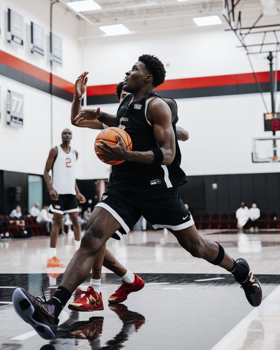 Tounde Yessoufou has been the breakout star of the World Team at the Nike Hoop Summit — a freak athlete with a more polished offensive game than expected. Baylor’s getting a day-one impact guy with major upside.