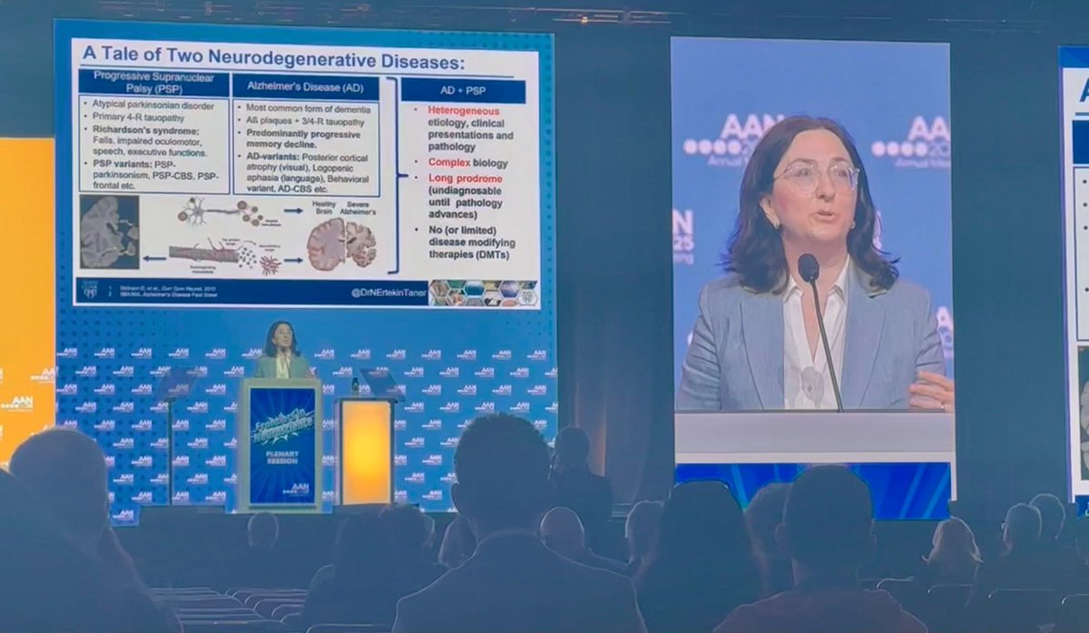 DrNErtekinTaner's tweet photo. It was a pleasure and honor to present a plenary #AAN2025 Frontiers of Neuroscience on ‘A Roadmap to Precision Medicine in Neurodegenerative Diseases’. Short video here: https://t.co/2CscwzUdHk @MayoClinic @MayoClinicNeuro #NETanerLab https://t.co/pBq8Rq8PPz