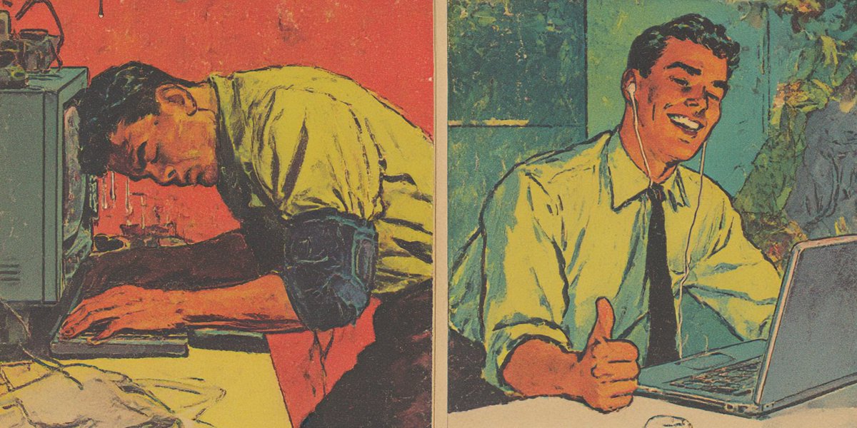 Left: Life when writing smart contracts.

Right: Life without having to write them.

▰ Never write a smart contract again. ▰