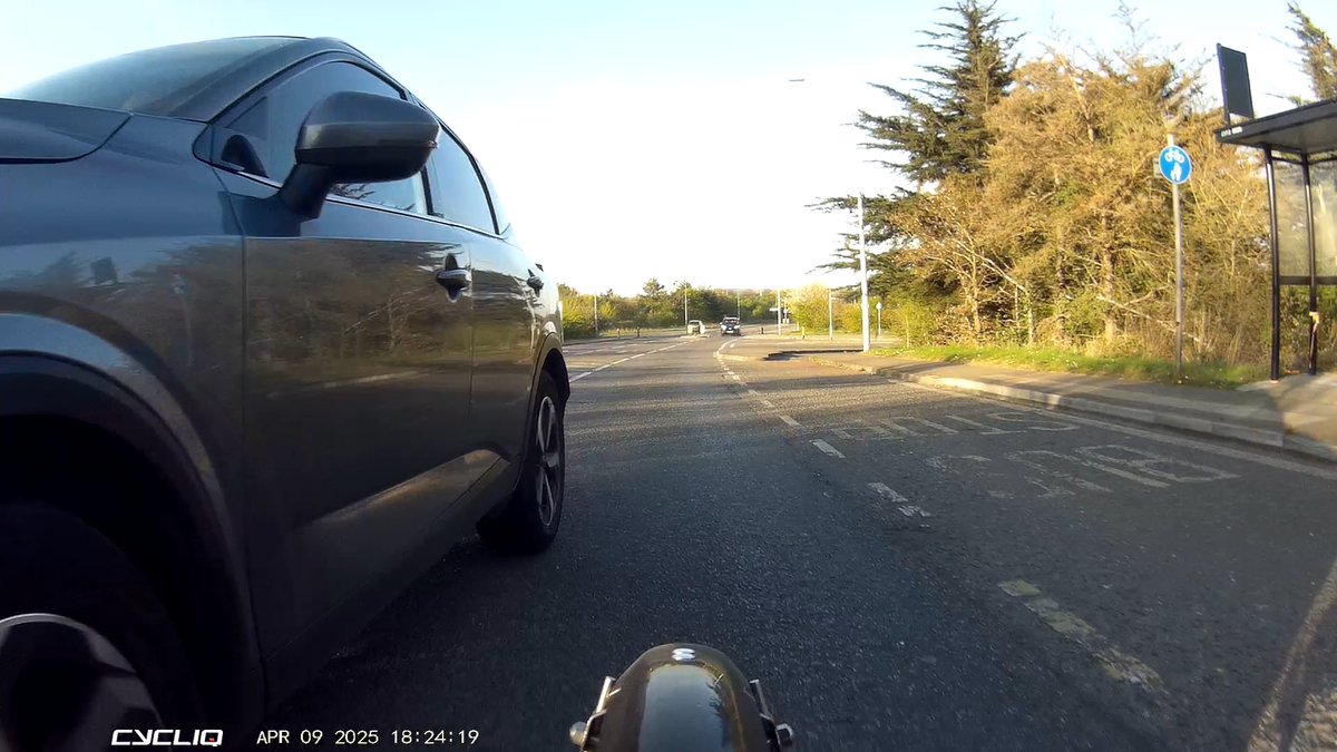 Tonights close pass madness. I'm actually amazed I wasn't clipped by their wing mirror. 
Yes they've been reported.