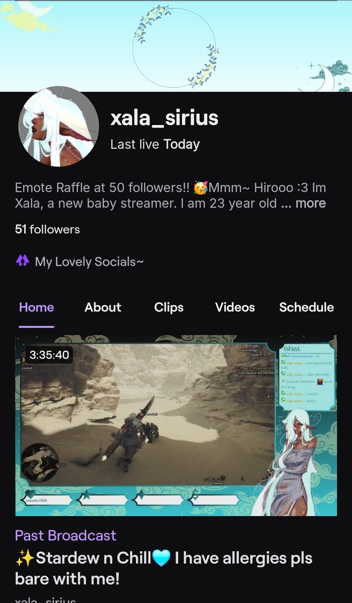 _NyaNy_'s tweet photo. We made iitttt! 🥰🥳🎉 I want to thank everyone who's supporting me through everything and has helped reach my goal! We have made it VERY quickly, and I feel so lucky to have a great group.
I'll be doing the emote giveaway soon to celebrate during stream!💫✨️🩵
#twitchstreamer https://t.co/oLNJUPLP4s