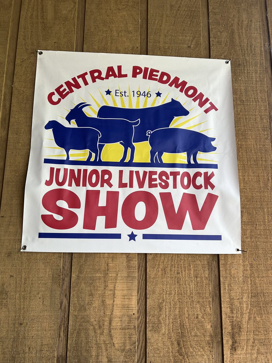 Day 2 of Central Piedmont Livestock show … with the goats! Great to see both Orange and Cedar Ridge High School students.