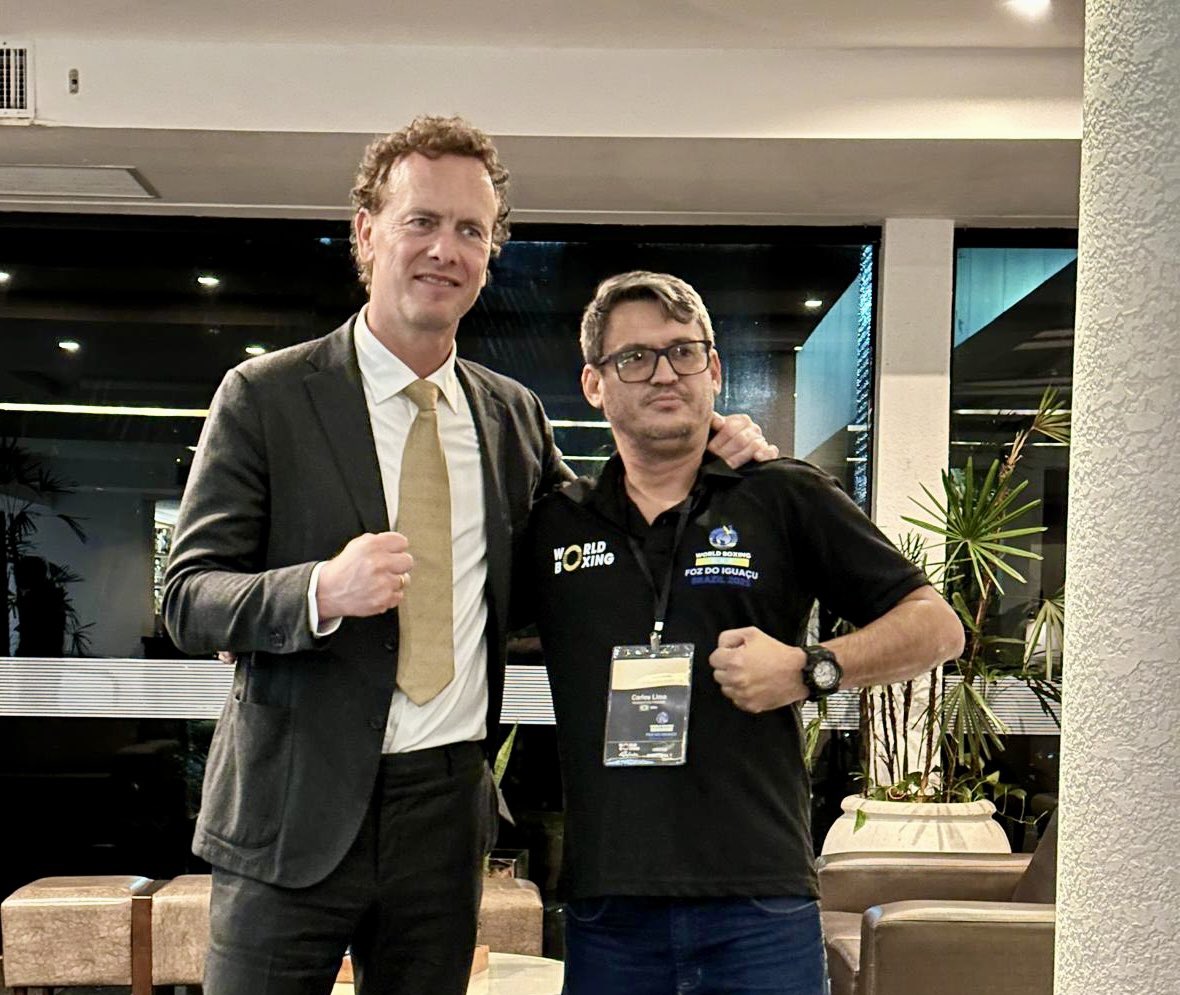 Boris van der Vorst (@borisvdvorst) on Twitter photo For me, as President of <a href="/RealWorldBoxing/">World Boxing</a> , it is an honor to meet so many passionate boxing people at our competitions around the world. Last week in Foz do Iguaçu, Brazil, during the World Boxing Cup, people from four continents came together and created a true boxing festival. For me, as President of <a href="/RealWorldBoxing/">World Boxing</a> , it is an honor to meet so many passionate boxing people at our competitions around the world. Last week in Foz do Iguaçu, Brazil, during the World Boxing Cup, people from four continents came together and created a true boxing festival.