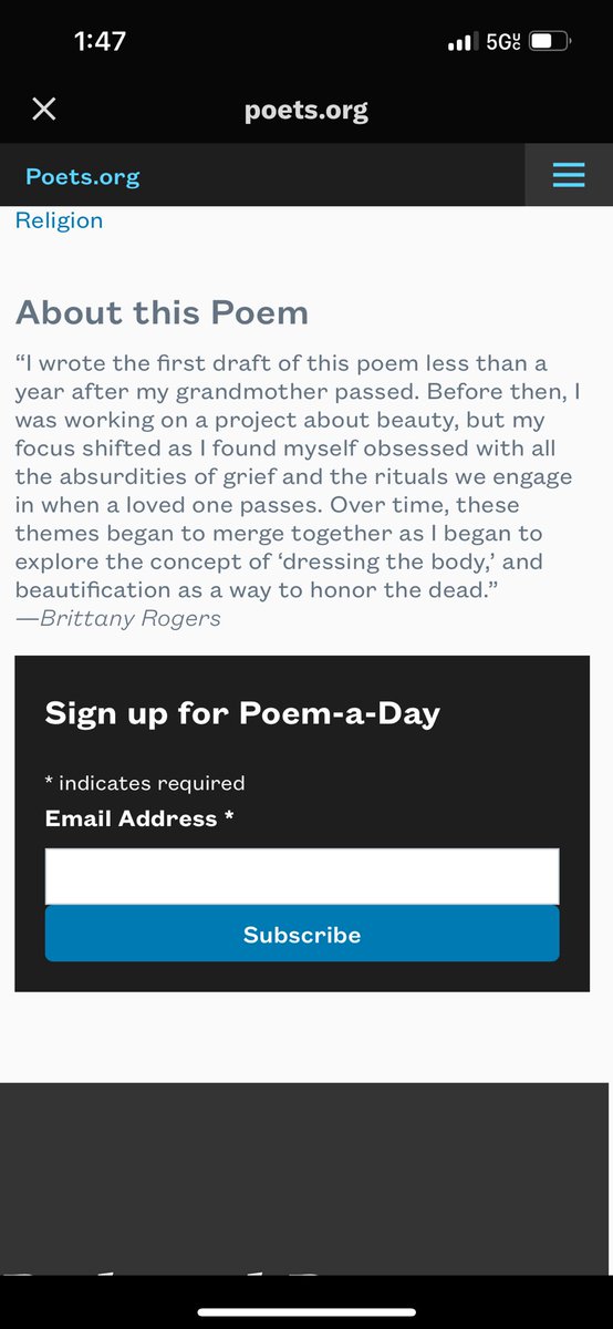 So much love to <a href="/POETSorg/">Academy of American Poets</a> and <a href="/WilliePerdomo/">Willie Perdomo</a> for publishing this poem about Aretha and Detroit and grief❤️