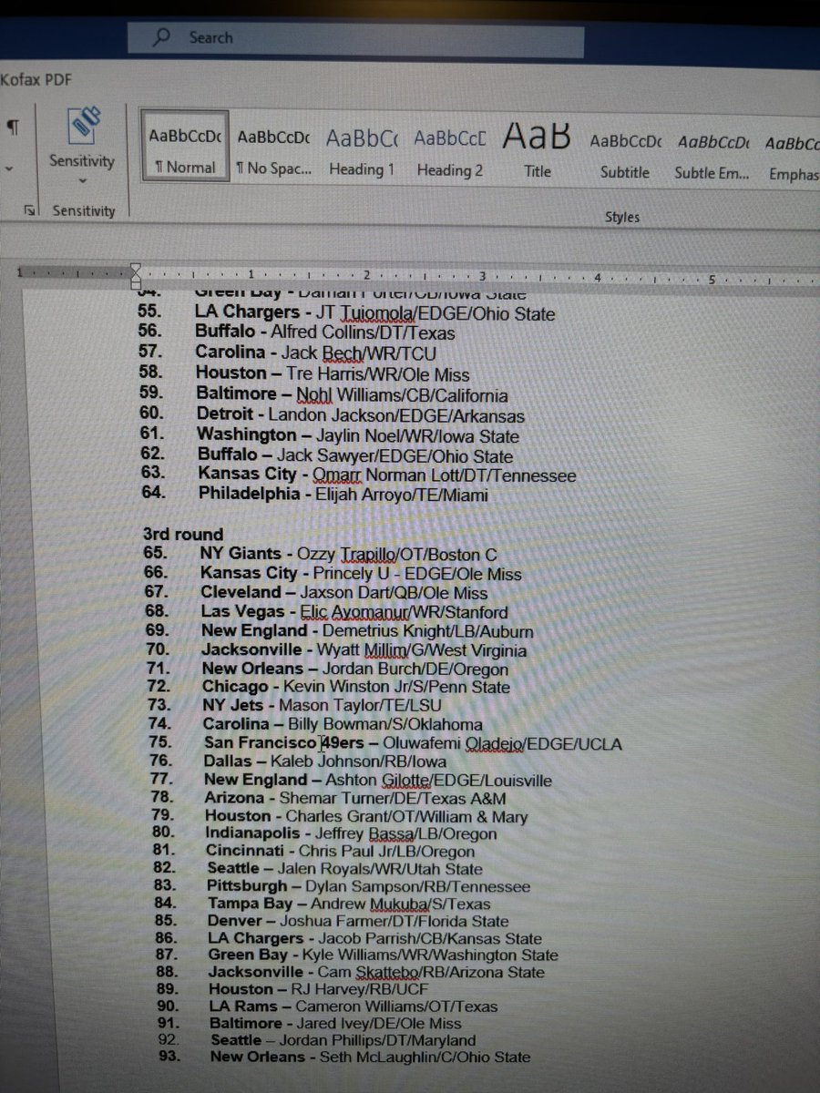 GiantsAngry's tweet image. 3 round mock draft 
#giants #NFLDraft #Sanders